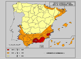 mapa riesgo sísmico